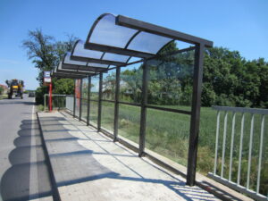 Rozšíření přístřešku na autobusové zastávce Bašť, Měšická, 2012, 120 tis. Kč